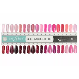 Cre8tion Soak Off Gel Polish & Matching Nail Lacquer - #165 Bride To Be