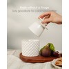Jersinwei Butter Crock, French Butter Dish with Water Seal, 8