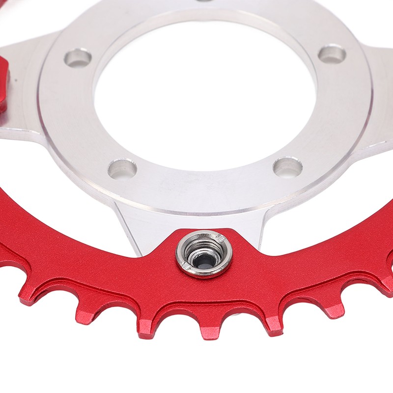 34T 104 BCD Electric Bike Chainring and Adapter for Bafang