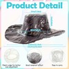 Funtery XXL Cowboy Hat Cover Cowboy Hat Rain Covers Plastic