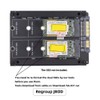 cablecc Dual NGFF B+M Key M.2 SSD Card JOBD Raid0