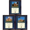 UCLA Diploma Frame - Photo Option #2 - Walnut Frame