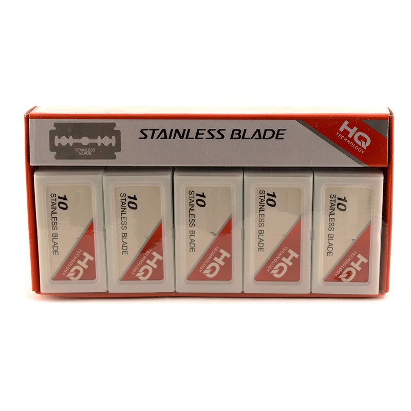 [900 PACK] Double Edge Stainless Steel Razor Blades - Men's