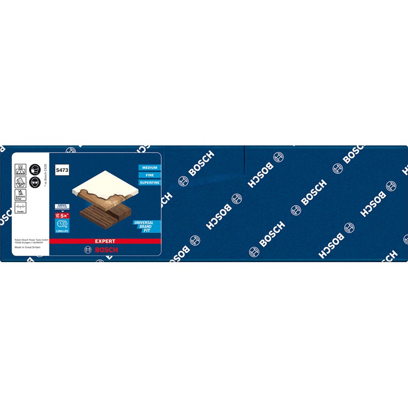 Bosch Professional 1 x Expert S473 Standard Plate (Sanding Sponge