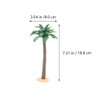 ibasenice 6pcs Micro Landscape Trees Palm Tree Model Train Model