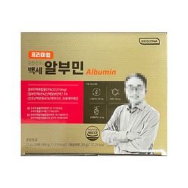 Sang-A Life Science Rosina Premium Oh Han-jin's Baekse Albumin 33g 30 pieces 1 piece / 상아생명과학 로지나 프리미엄 오한진의 백세 알부민 33g 30개입 1개