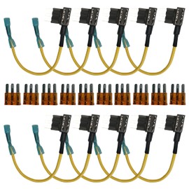 10 Pack Precision Upfit Micro3 ATM Add-A-Circuit Fuse Tap -Guaranteed Better Fitment- Fuse Holder Link for Automotive/Marine Applications 5-Amp Fuse Included