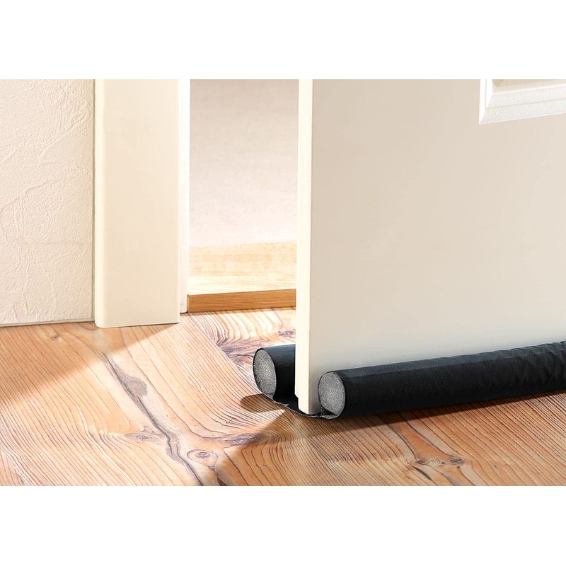 infactory Draught Excluder Door: Set of 2 Draught Stoppers for