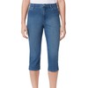 Nine West Women's Amanda Capri Jean, Frisco-Rivets, 10 Short