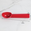 Plastic Ice Cream Scoops, Set of 2 (White Red)