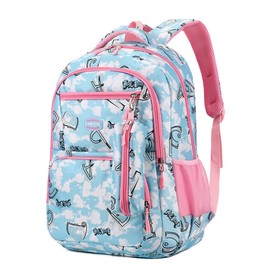 MechMaj Backpack for School Laptop Bag Travel Kids College Casual Daypack Backpack Bookbag Waterproof Lightweight Backpack ﻿, Blue, Large, Classic