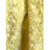 Ruth Light Yellow Cuddle Minky Rosette Soft Faux Fur Fabric