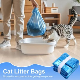 iKALULA 10 Stück Nachfüllbeutel für Katzenstreu, Geruchsdichte Windeleimer Nachfüllfolie, Nachfüllbeutel für Litter Locker Kompatibel mit allen Windeleimer Katzenstreu Entsorgungseimer