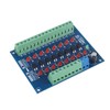 DONGKER Optocoupler Isolation Board, 24V to 3.3V 8-Channel Photoelectric Isolation