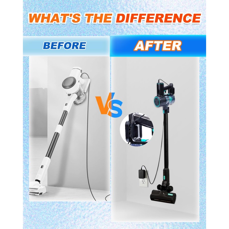 MyKEEPOW Wall Mount Holder Compatible with Wyze Cordless Vacuum &S,