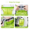 Zanhour Waterproof Dry Bag - Roll Top Transparent Storage Bag,2L/5L/10L/20L,Suitable