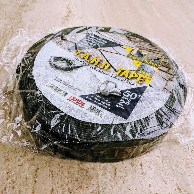 Asphalt Crack Filler Tape for Tarmac Parking lot and Driveway