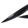 2pcs Carbon Fiber Headlight Eyebrows Left Right Glossy 3K Twill