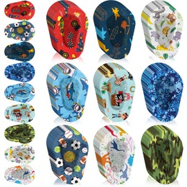 Toulite Parches Adhesivos de Ojos de Niños de 9 Estilos Parche Ocular de Diseño Lindo Almohadillas Adhesivas de Ojos Médicas para Ojo Perezoso Ambliopía Bizco (Estilo de Niños, 3 x 2 Pulgadas)