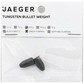 Jaeger Fishing Bulletbleie für Finesse Montagen Green Pumpkin Tungsten Bullet Weight, Gewicht/Inhalt:8.8g / 2 Stück