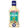 Kraft Lite Classic Caesar Dressing, 16 fl oz Bottle