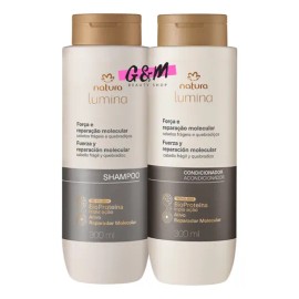 Kit Shampoo Fuerza Y Reparación Molecular Lumina Natura
