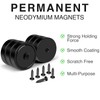 MIKEDE Strong Magnets with Holes, 100LB+ Strong Neodymium Magnets with