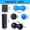 Lymshine Fascia Ball for Feet Small, Fascia Roller, Set of