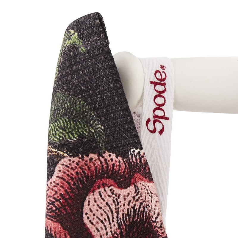 Spode Tea Towel - Black,Multi Coloured,Dimension - 45cm x 74cm/18"