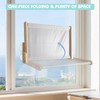Cordless Folding Cat Window Perch, Foldable Cat Window Hammock with