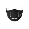 Otso Moustache Black Reusable Face Mask with 3 Layers
