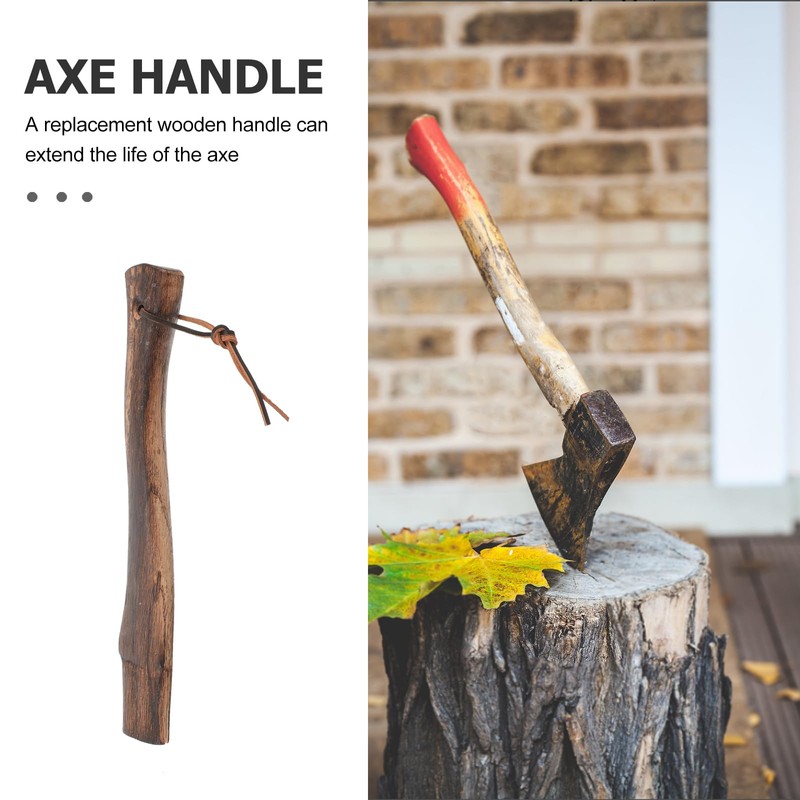 Angoily U11WS00F46HRX2MD Wooden Axe Handle for Replacement for Wooden Handle