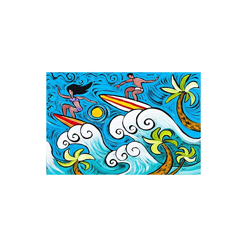 Surf's Up by Ben Mann Poster Print