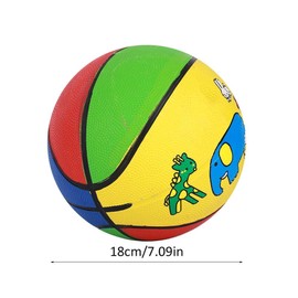 Basketball for Kids Abrasion Resistant Safety Durable Mini Outdoor Basketball Kindergarten Basketball 1-5 Years Old