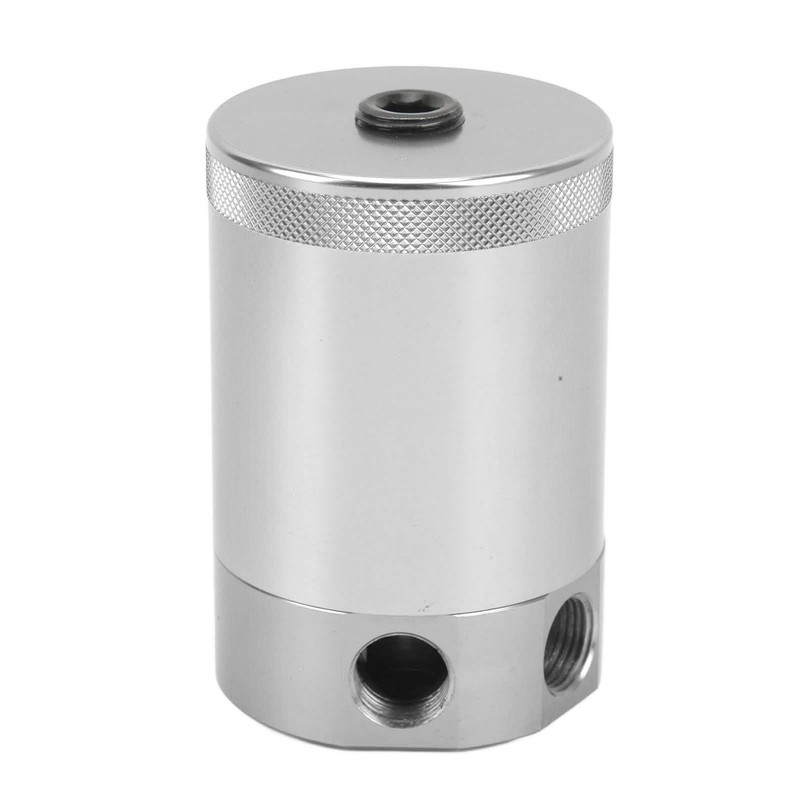 Baffled Oil Catch Can Tank Reservoir Kit Aluminium Alloy Replacement