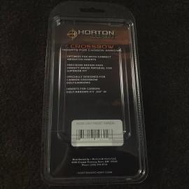 Horton archery 2 Horton Crossbow Arrow Insert Speed Carbon Arrows Mfg AC225 .80 Grain .300" ID