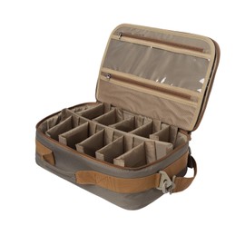 Ussuris Fly Fishing Reel Case with Mesh Pocket Customize Storage Fishing Reel and Gear Bag