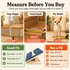 Dog Ramp for Stairs 2 Pack, 4-Level Adjustable Wooden Pet