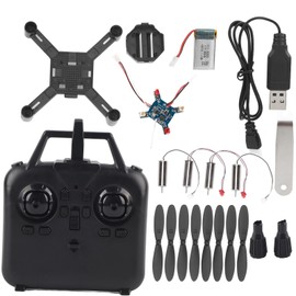 DIY Assembly Remote‑ Controlled Drone Kit Mini Quadcopter Plastic Metal Aircraft Educational Toy
