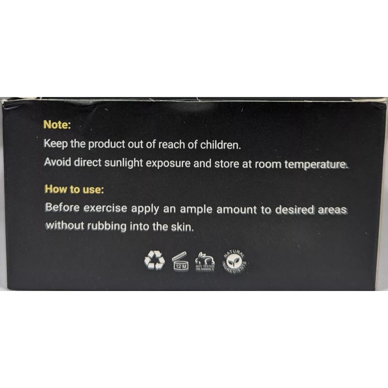 Aofse Sweat Enhancer Cream Workout Enhancer, 3.53 oz. - EXP: