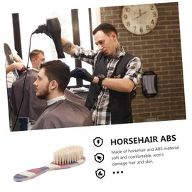 BIUDECO Men Beard Brush Grooming Tool Natural Horsehair and Material Multi-functional Hair and Beard Cleaning Brush and Stylish Design for Daily Grooming