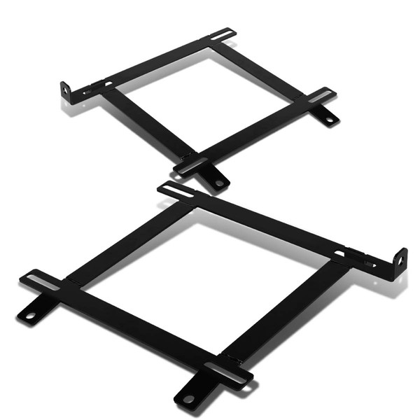 DNA MOTORING SBK-LM-FM99 Pair of Low Mount Tensile Steel Seat Brackets Compatible with 99-04 Mustang, Black
