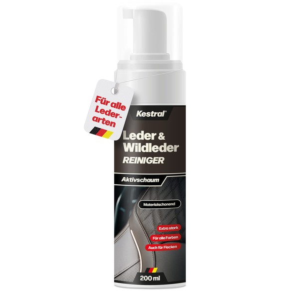 KESTRAL Lederreiniger für Leder & Kunstleder - SCHONEND & EFFEKTIV