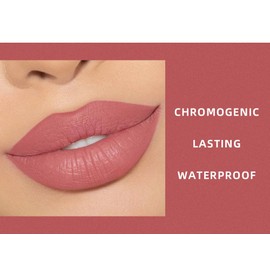 MYUANGO Matte Liquid Lipstick, Matte Finish Hydrating Lipstick, High Impact with Moisturizing Velvety Formula, Lip Color Makeup Creamy Smudge Proof (08#)