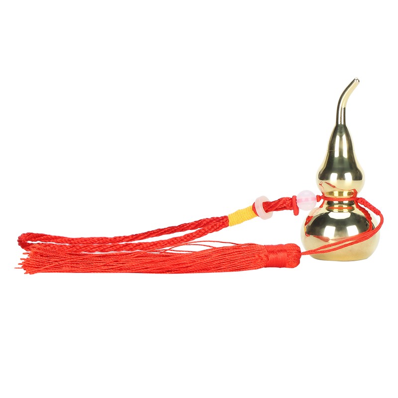 Gourd Pendant Brass Material Calabash Shape Decoration Auspicious Crafts with