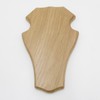 Generisch Dam Deer Trophy Sign Blunt in Light Oak Height