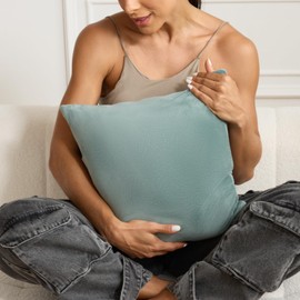 HZFAMZ Weighted Pillow, Weighted Pillows for Adults 9lbs, Weighted Body Pillow with Machine Washable Cover, Glass Bead Body Pillows for Anxiety, Sleep Support, Stress Relief and ADHD