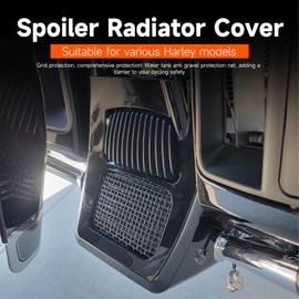 FWXEOZ Chin Spoiler Fairing Cover Front Radiator Shrouds for CVO Road Glide FLTRXSE/Electra Glide Standard FLHT 2019-2022/ Road King Special FLHRXS 2017-2024/ Street Glide Special FLHXS 2017-2023