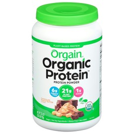 Orgain Vegan Protein Powder Chocolate Peanut Buttter Organic 2.03 Lb