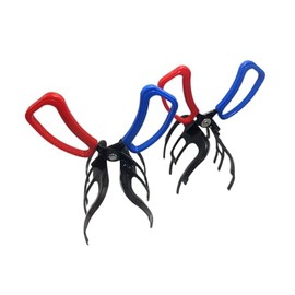 Lemon Sandy 2 PCS Fish Gripper, 3 Claw Fish Grippers for Fishing Pliers, Metal Control, Multi 3 Teeth Clamp Claw Grabber Tool for Most Freshwater Hook Remover, Tackle Holder